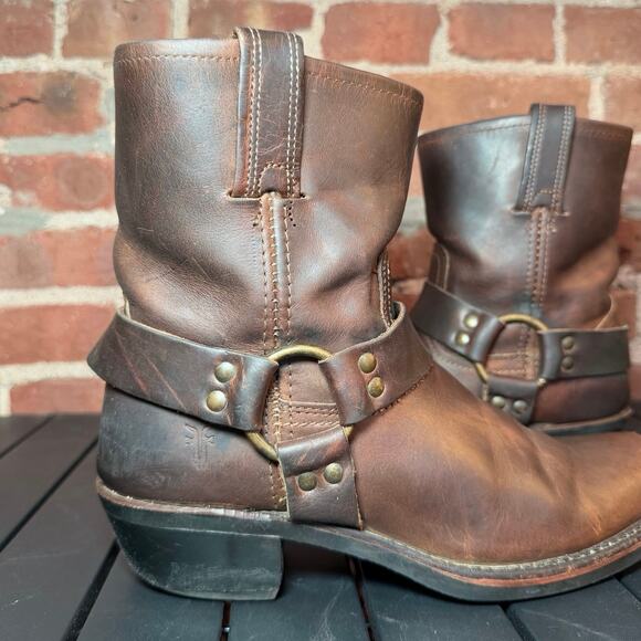 Frye Vintage Harness Boots - Picture 2 of 9